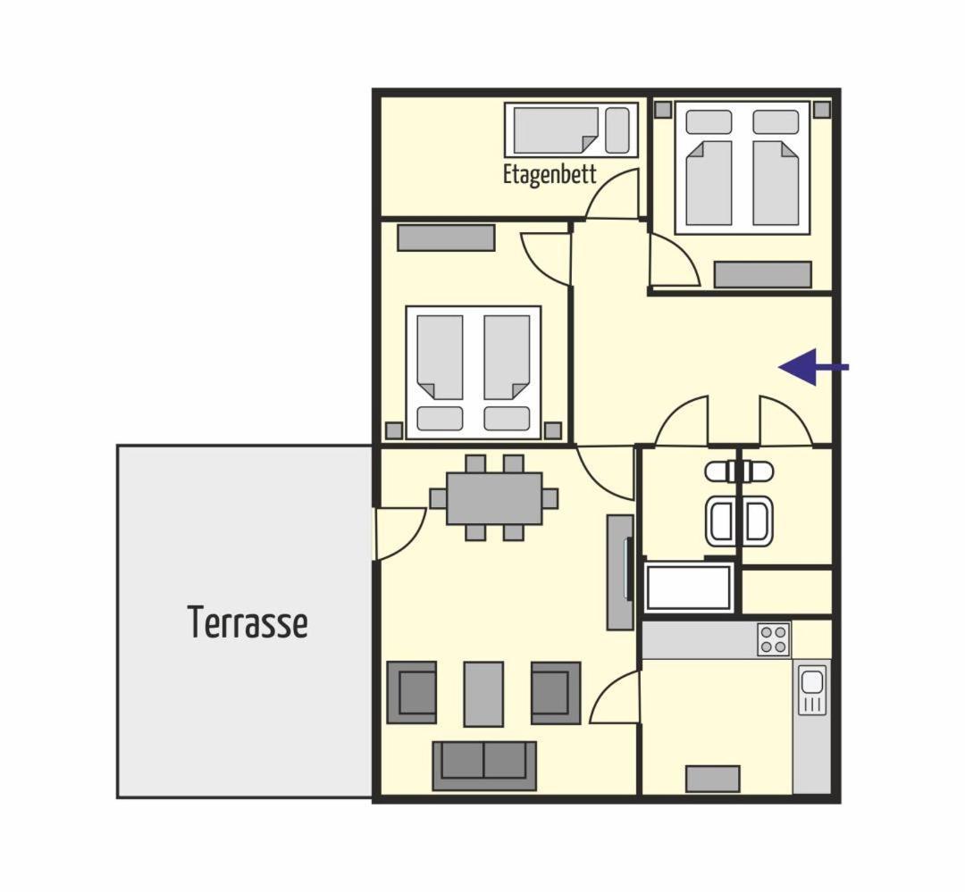 Bungalow Tilla Norddeich  Εξωτερικό φωτογραφία